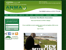 Tablet Screenshot of anma.com.au